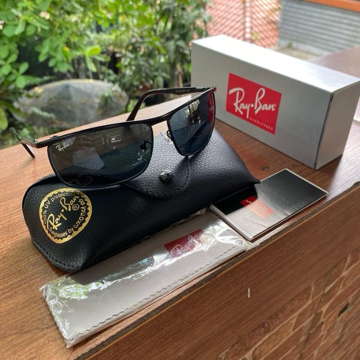 kacamata rayban rb 3462 hitam