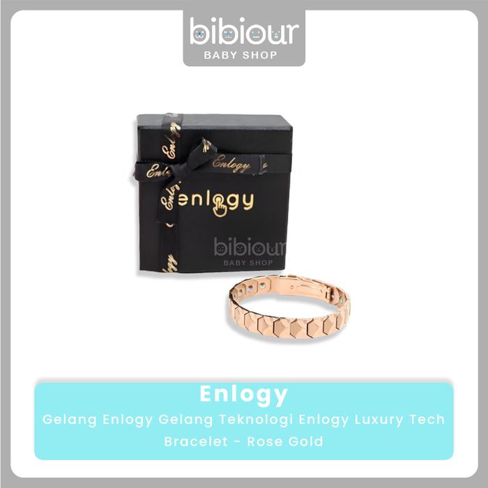 Gelang Enlogy Gelang Teknologi Enlogy Luxury Tech Bracelet - Rose Gold