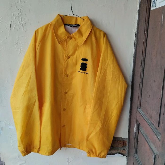 Coach Jacket Sportmaster Mode Docomo made in Usa Original Pria Kancing Casual Jaket Parka Tebal Card