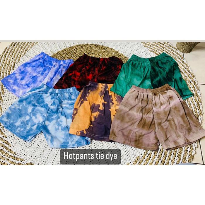 SALE Hotpants Tie Dye / Jogger Tie Dye / kaos Tie Dye/ kaos Oversize Tie Dye / One set Tie Dye