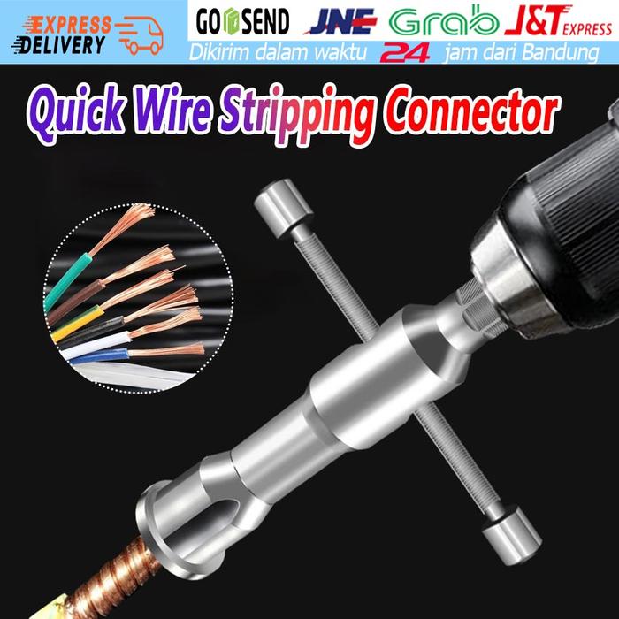 Alat Pemutar kabel / Alat penyambung kabel listrik Twisting Tools Wire Combiner Wire Stripper