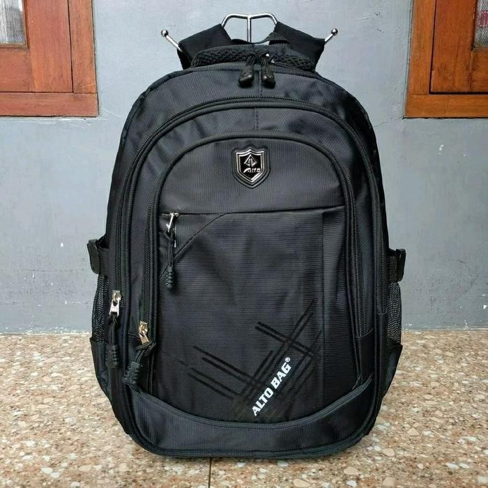 Tas Sekolah SMP/SMA Alto Hitam seri 73155B-7#