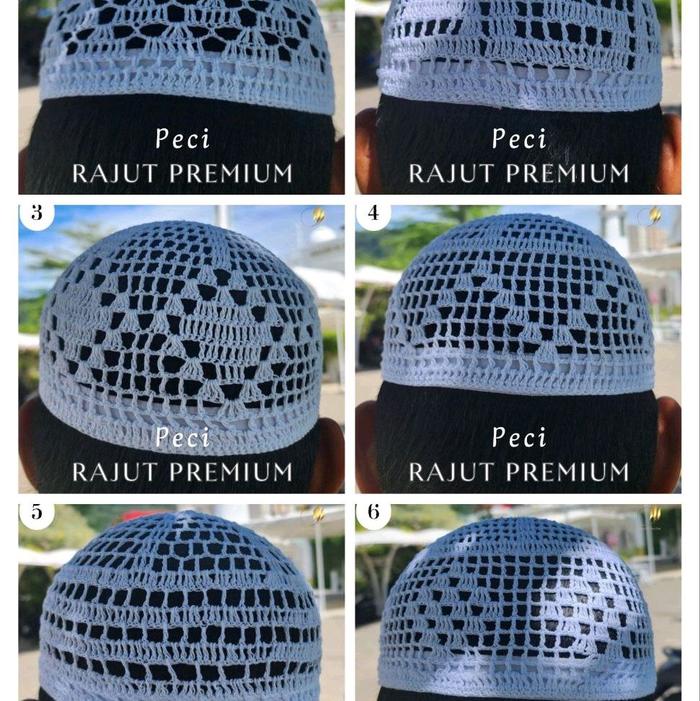 Peci rajut anak dan dewasa premium Import saudi