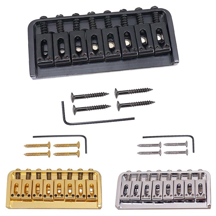 8 String Gitar Jembatan Set Sekrup untuk Gitar Listrik Suku