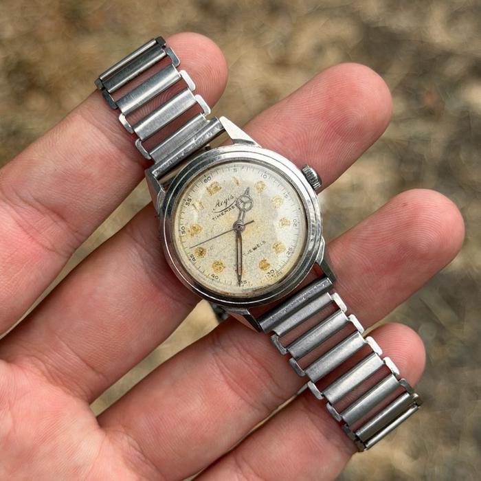 JAMAN PERANG DUNIA ! jam tangan aegis tahun 1940 by montres wyler military Switzerland manual windin