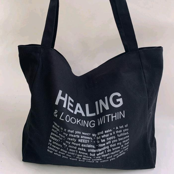 Sedia.in Hippy Totebag Large Canvas | Totebag Besar Canvas Healing