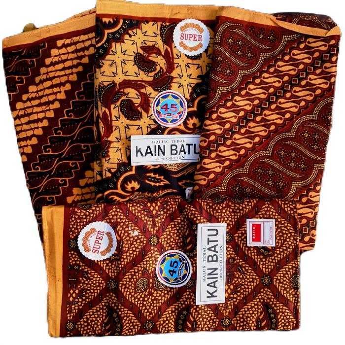 Kain Batik Batu Cap 45 Asli