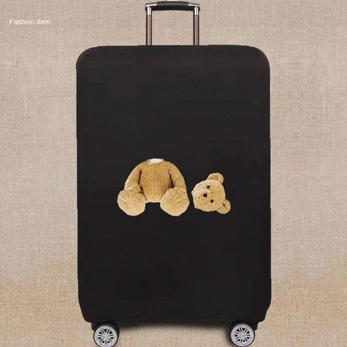 Bagasi Baru Lindungi Bersama Koper Bagasi Kasus Travel Dust Cover 18-32 Inch Bear Pattern Set Fleksi