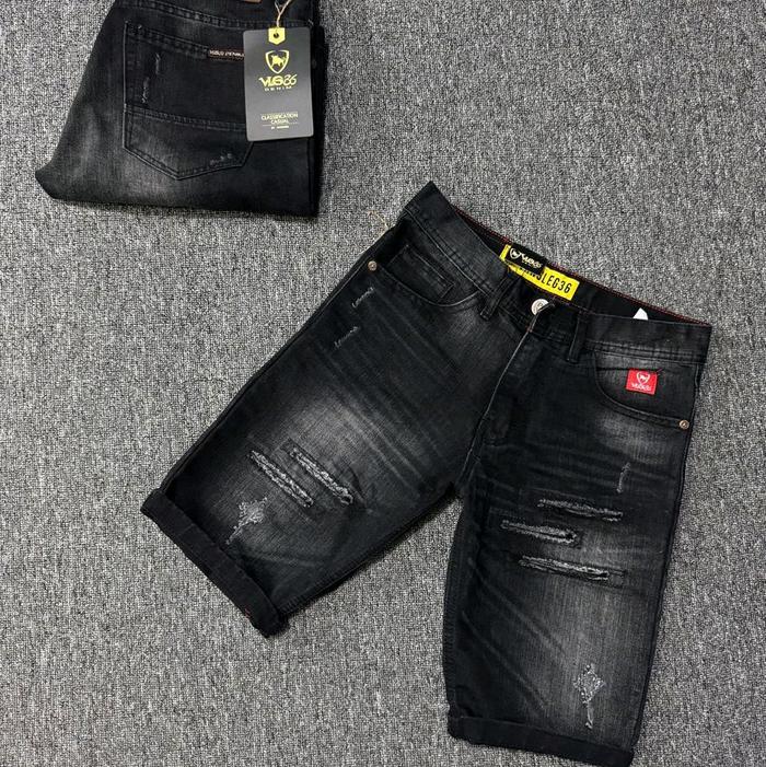 Celana Pendek Denim Slimfit Model Terbaru vlg36/Blackviper - Jeans Lembut Panjang Pria Skinny Cowok 