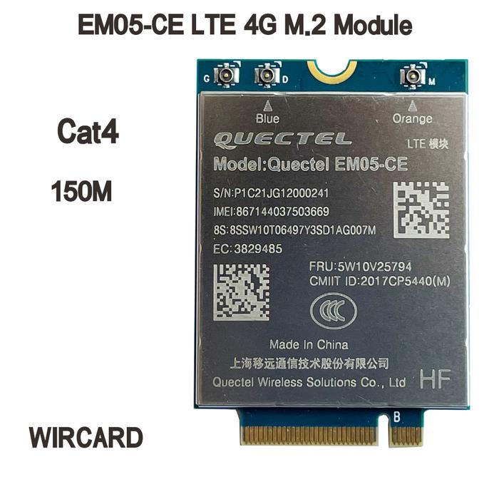 EM05-CE LTE 4G Card FDD-LTE TDD-LTE Cat4 150Mbps 4G Module FRU
