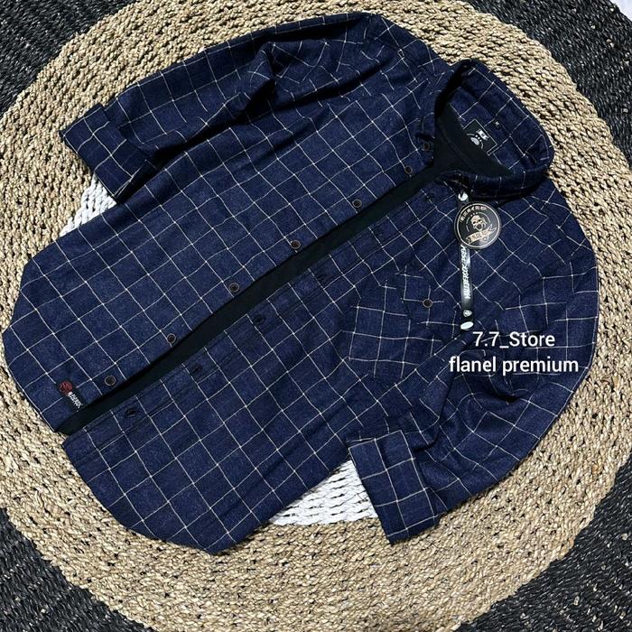 Kemeja Flanel Premium Quality MalebeRock A2 Kemeja Santai