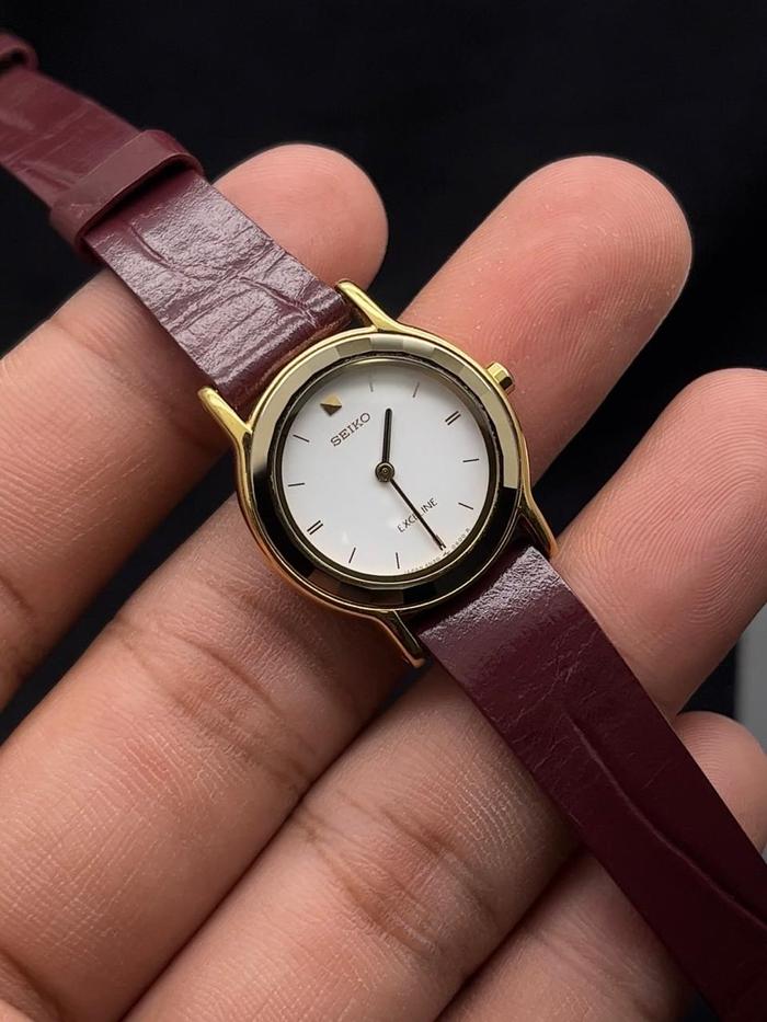 Jam Tangan Vintage Seiko Exceline Faceted Tungsten Bezel