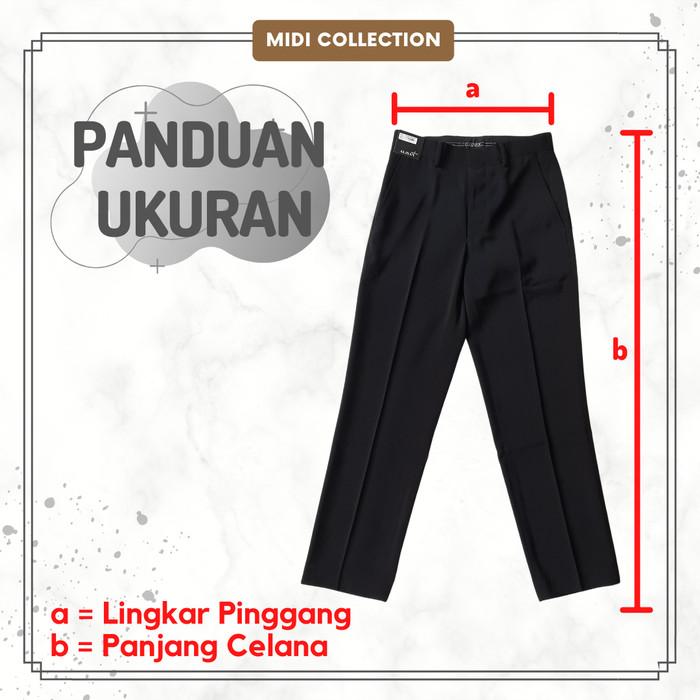 U♫3N CELANA PANJANG FORMAL/KANTOR PRIA ALISAN C901 BAHAN LICIN-REGULER FIT D❤H4