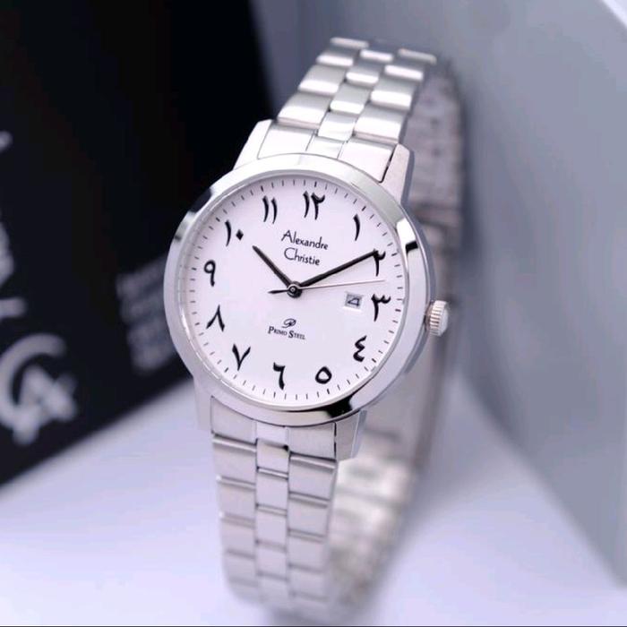 Jam Tangan Wanita Original Alexandre Christie AC1007LD Angka Arab