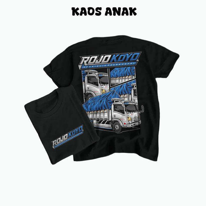 KAOS ANAK - TRUK ROJO KOYO BAHAN LEMBUT UNISEX