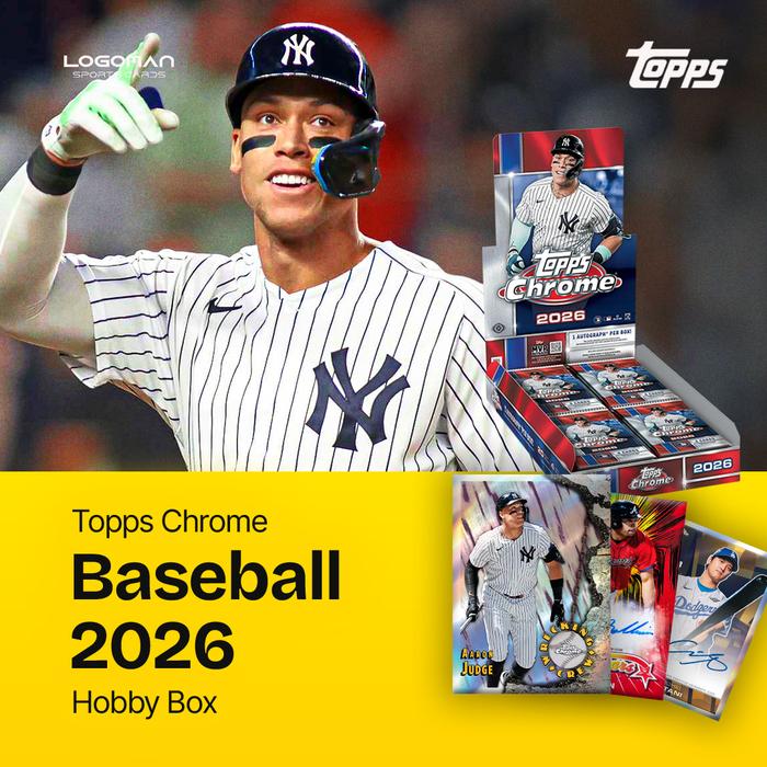 2026 Topps Chrome Baseball - Hobby Box