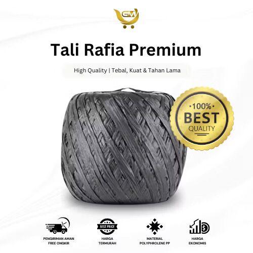 Tali Rafia 1KG Tali Rafia Premium Tali Rafia Hitam