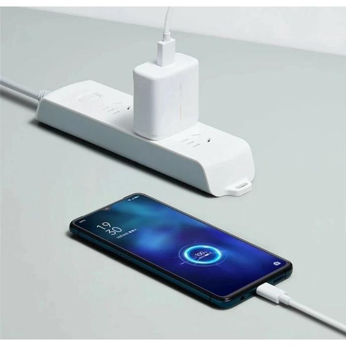 Charger OPPO 65W Type C Support Super Vooc Tc 65 W TypeC Tc Reno Ace 2 Fast Charging USB Cable