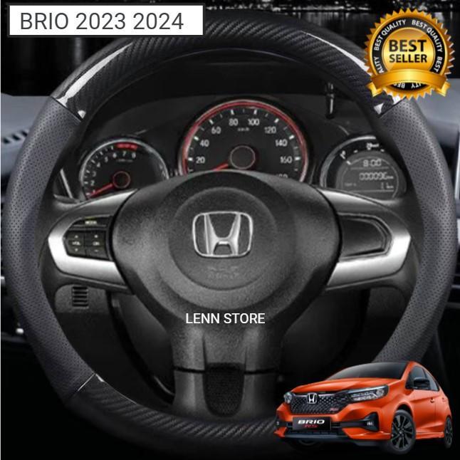 Cover Sarung Stir Carbon Mobil Honda Brio Satya Brio RS 2023 2024