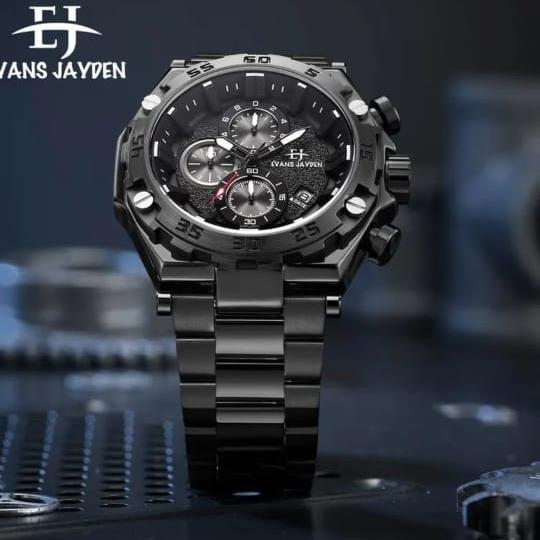 ONLY LIVE BUY 1 GET 1 EVANS JAYDEN JAM TANGAN PRIA EJ 9840 RANTAI ANALOG