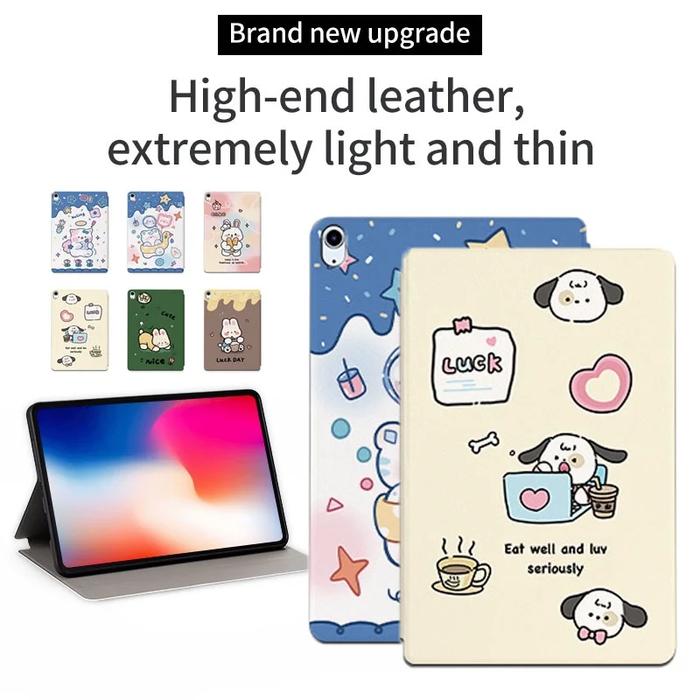 Tablet Case For iPad iPadPro 13 12.9 11 Air5 Air4 10.2 10.5 10.9 Mini 5 6 Fashion Cute Cartoon Serie