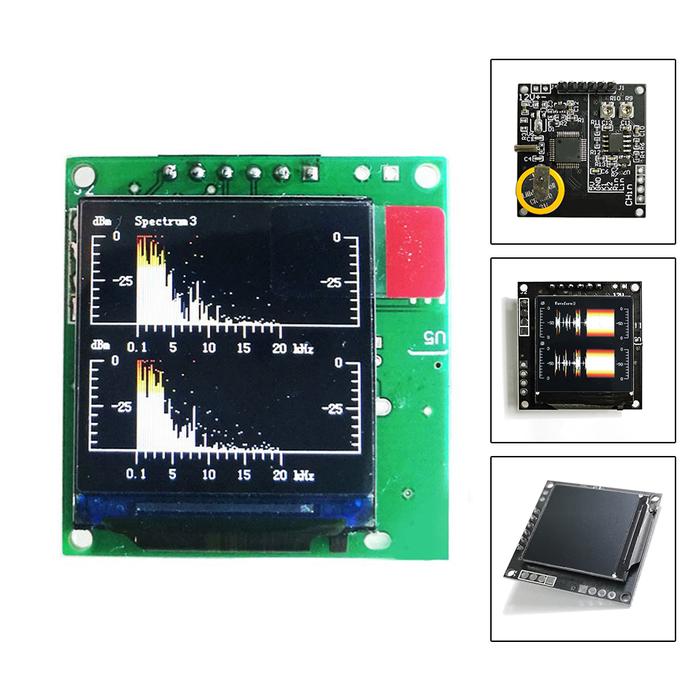 1pc Music Spectrum Display yzer Module 1.3 Inch LCD MP3 Audio Indicator VU Meter Electrical Equipmen
