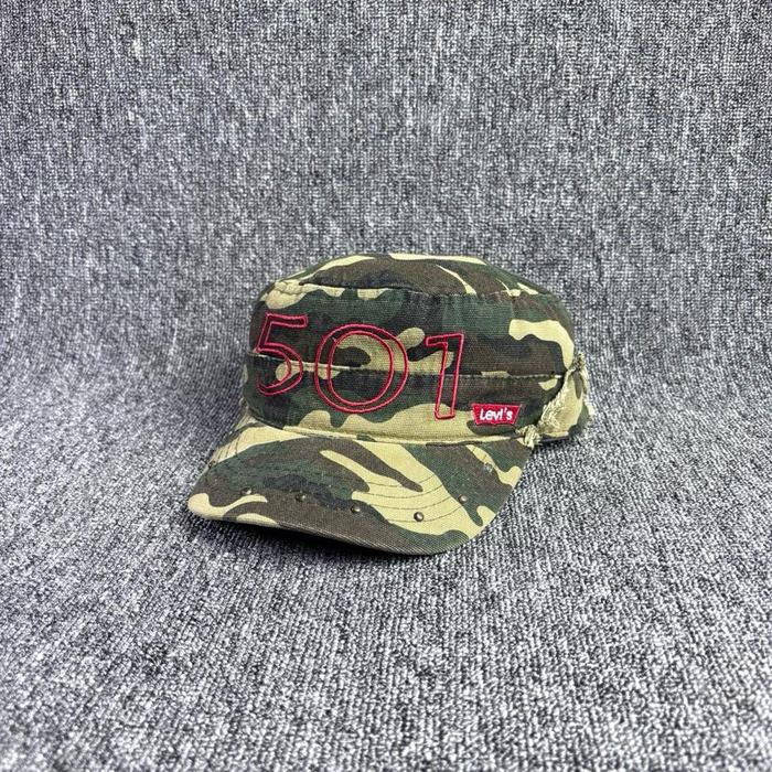 Topi Levis Camo Patrol Cap Komando Second Preloved Original 504