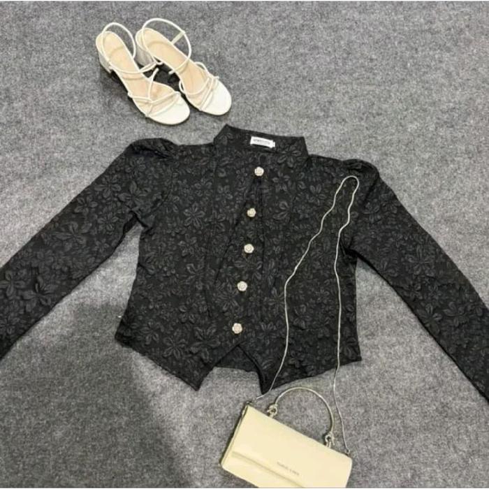 KEMEJA FLOWER-BLOUSE FLOWER WANITA