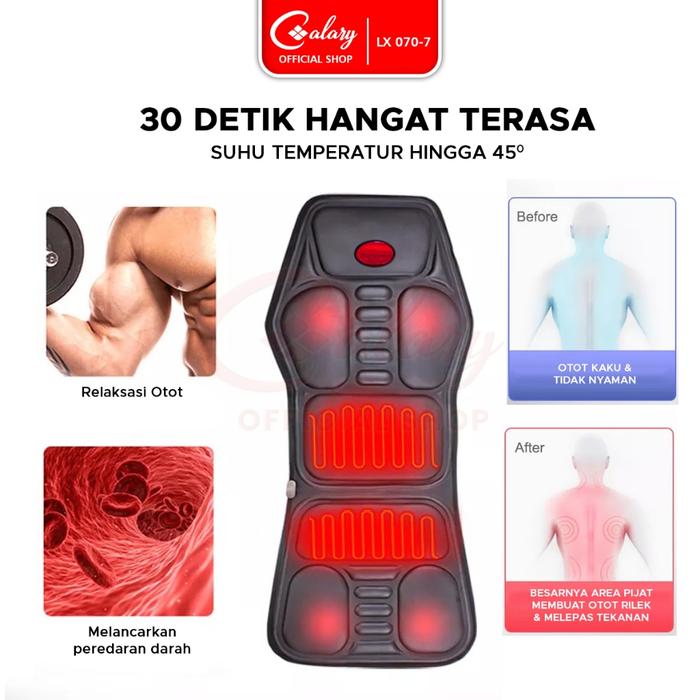 SPEEDS 070-7 Kursi Pijat Elektrik Mobile Rumah Alat Terapi dengan Berbagai Warna Tersedia