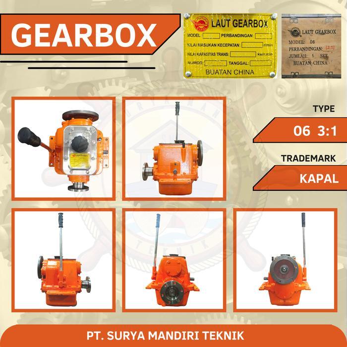 GEARBOX 06 KAPAL RATIO 2:1 , 2.5:1 , 3:1