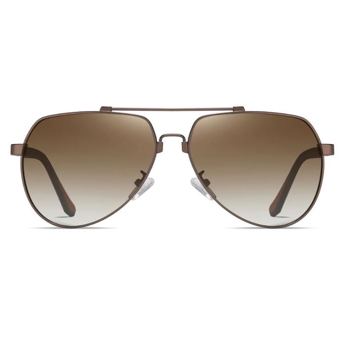 Cyxus 1048 Brown Polarized Sunglasses Men Women UV400 Protection Sports Glasses Kacamata Sunglass