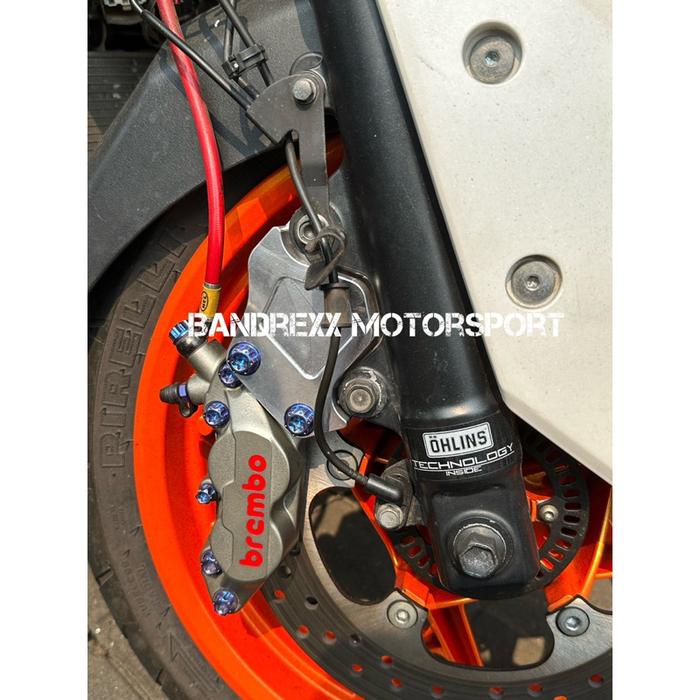 Breket Kaliper 4 Piston Brembo- KTC 4 Piston Cakram Standar For Yamaha Xmax