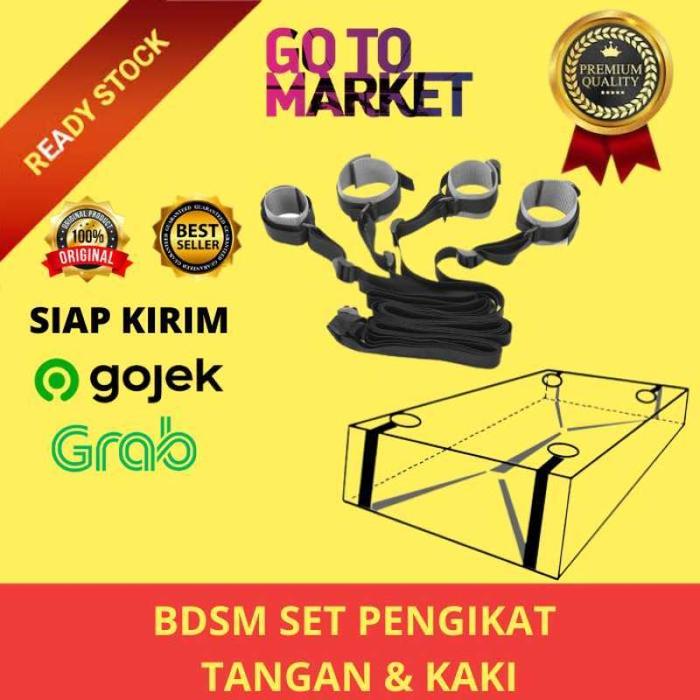 Tali Pengikat Kaki Tangan Handcuff Wrist Leg BDSM SET PRIA WANITA