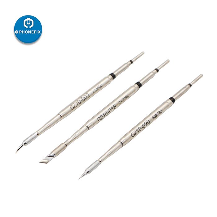 Original JBC Soldering Iron Tips for JBC T210-A T210-NA T210-PA Soldering Handle CD-2SE C210-018 Tip