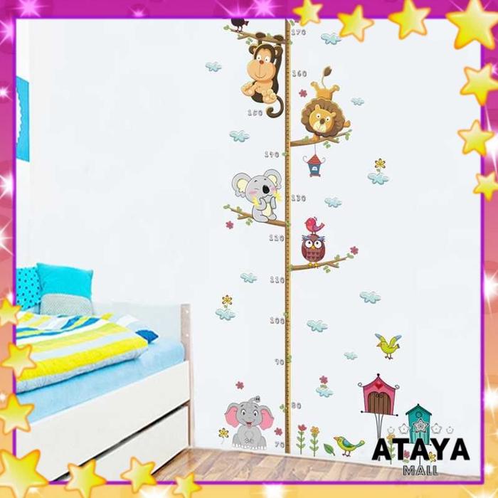 Wallpaper Stiker Dinding Pengukur Tinggi Badan Anak Room Decor - HM0178
