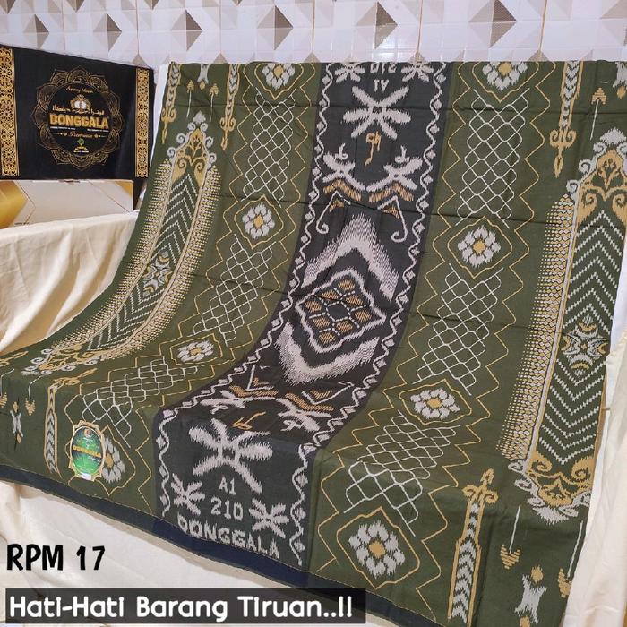 Sarung Donggala SGT Songket Sarung Kualitas Premium Dewasa Santri Nyaman Muda Putih Hitam Motif Musl