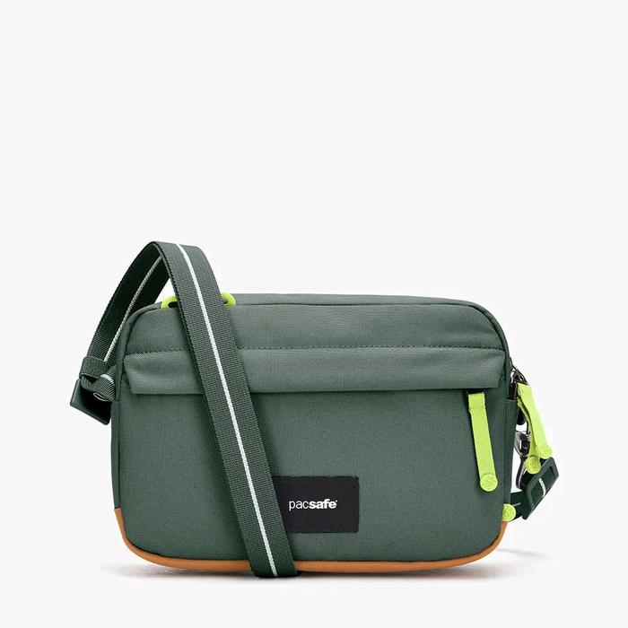 Pacsafe GO Crossbody / Tas Selempang / Tablet 7 Inch / RFIDsafe / Spruce Green