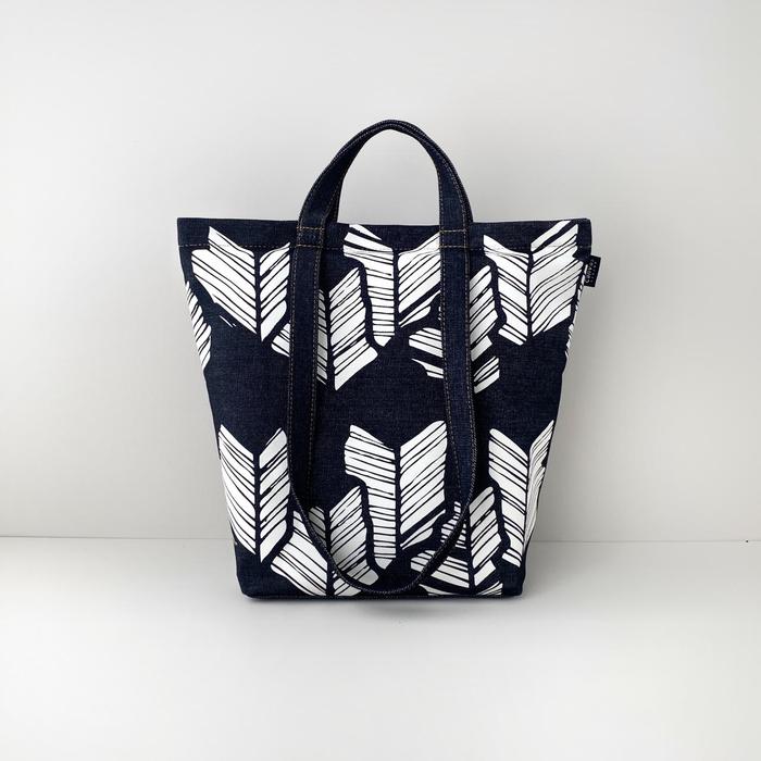 Tokyo Bag Banana Leaf Denim Canvas Living