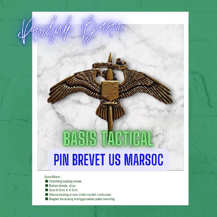 PIN BREVET US MARSOC | WING US MARSOC