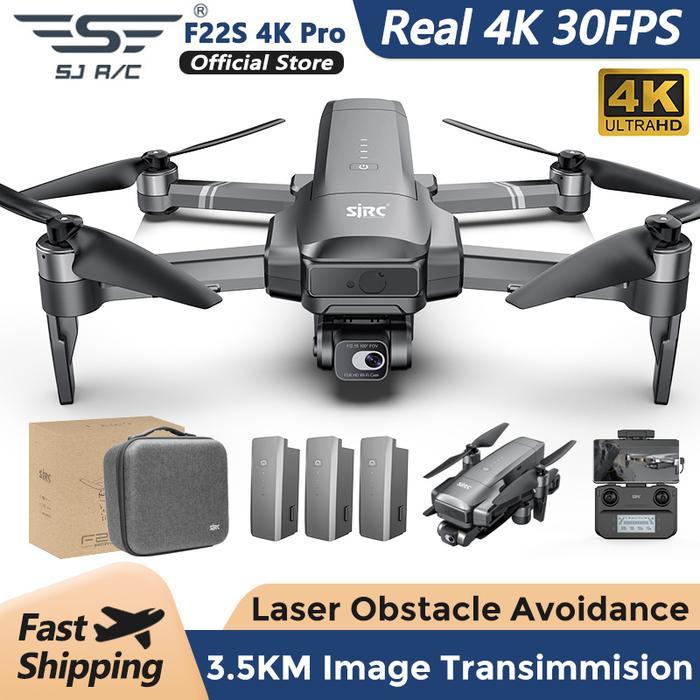 SJRC F22 S 4K Pro Camera Drone Profesional 3.5KM RC Quadcopter with