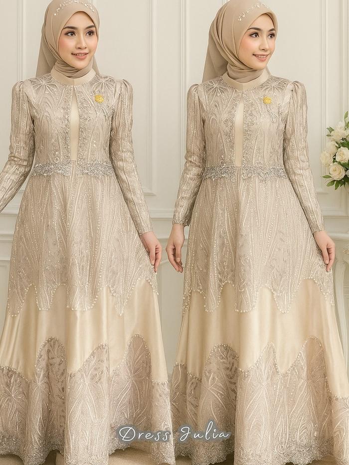Angie dress kondangan coupelan mewah elegan terbaru bahan Velvet mix tile spangle aplikasi payet