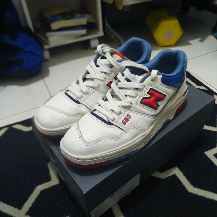 NEW BALANCE 550 WHITE BLUE RED ORIGINAL