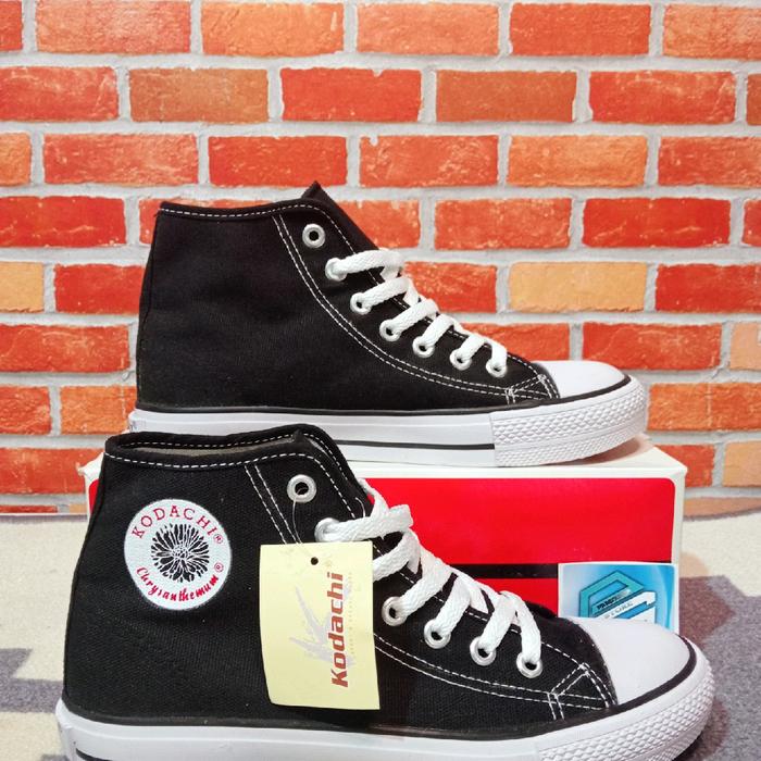 Sepatu Kodachi 901 High Original untuk Sekolah - Casual, Shoes, Pria, Sneakers, Snekers, Black, Wani