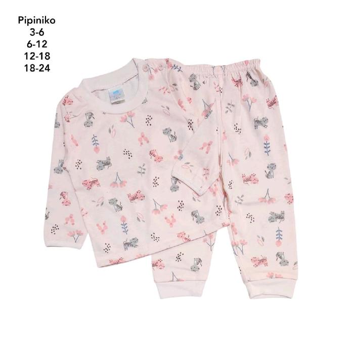 Setelan Baju Tidur Piyama Anak Cewek Baby Pipiniko Matahari