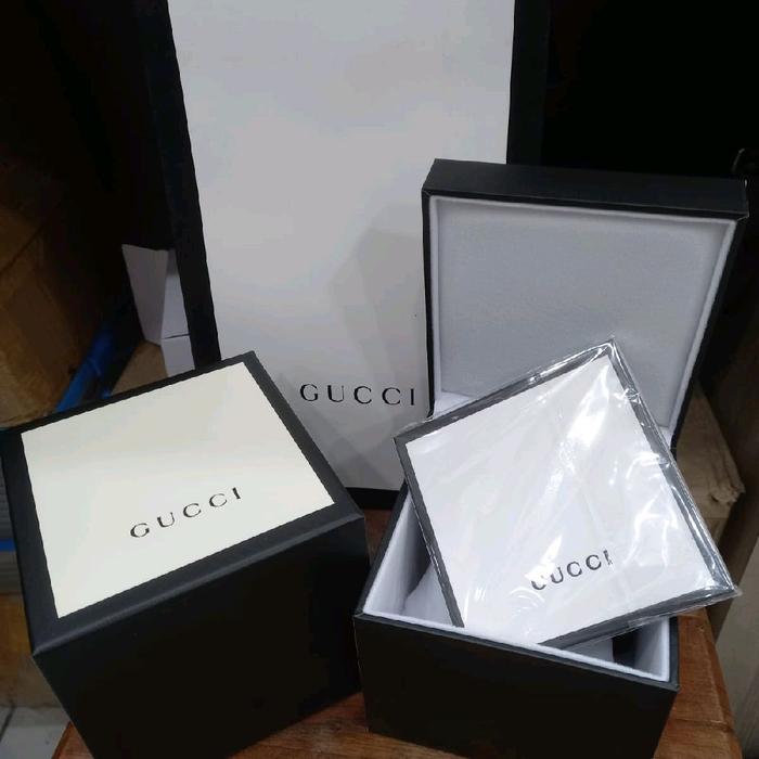 Box Gcci original Jam Tangan Gcci Full Set