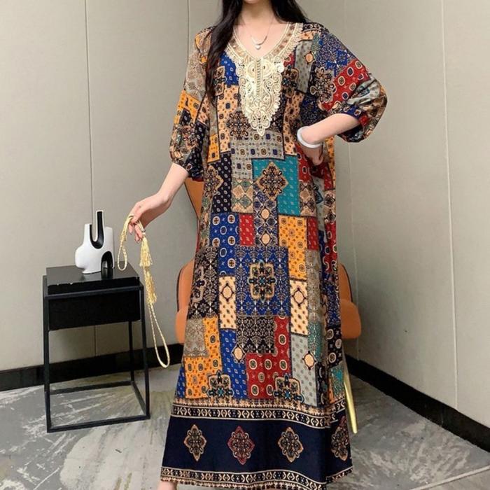 Dres daster sultan mewah wanita Motif Dewasa