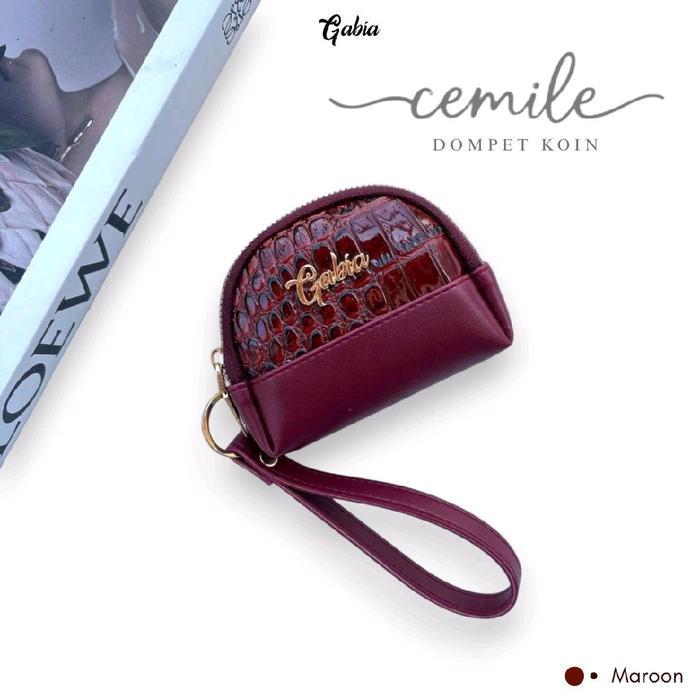 [TikTok Shop Exclusive] Vast Galeri - CEMILE DOMPET GABIA Dompet Koin/ Model bahan Kulit Sintetis Do