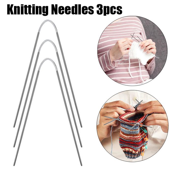 Knitting Needles 3pcs Cable Needles Knitting Yarn Knitting Needles