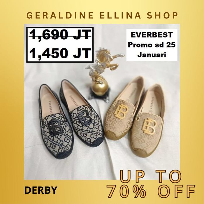 SEPATU WANITA ORIGINAL DERBY SERIES EVERBEST SHOES