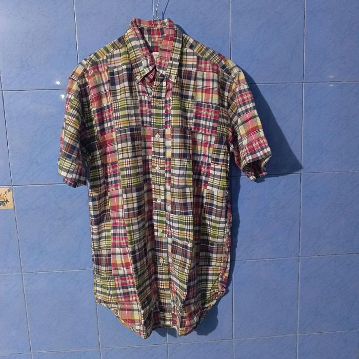 kemeja Brooks brother kotak2 warna warni keren mulus